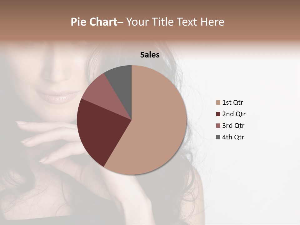 Cosmetic Young Woman PowerPoint Template