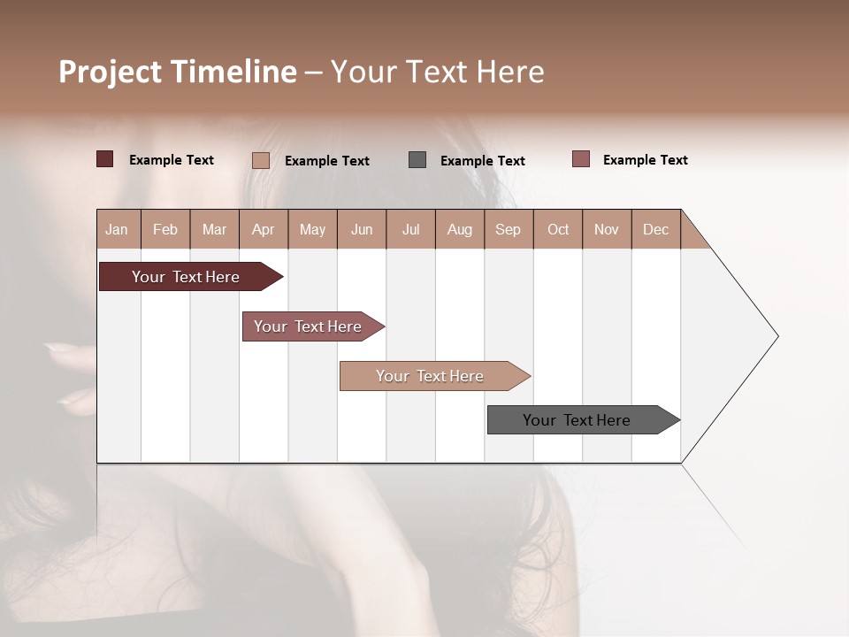 Cosmetic Young Woman PowerPoint Template