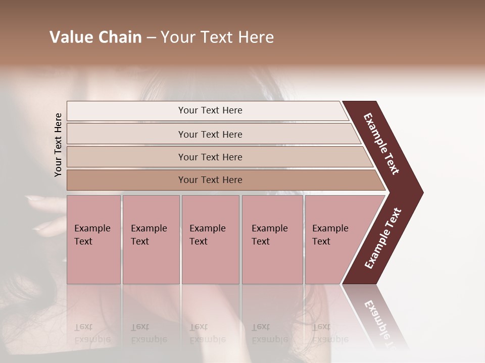 Cosmetic Young Woman PowerPoint Template