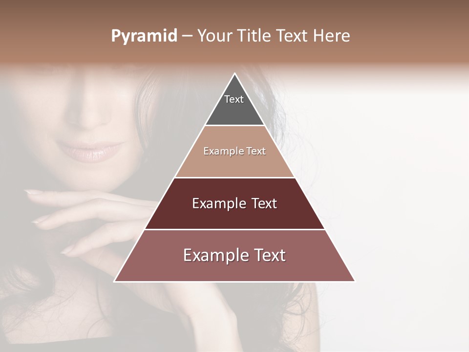 Cosmetic Young Woman PowerPoint Template