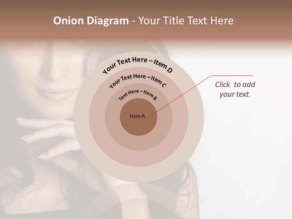 Cosmetic Young Woman PowerPoint Template