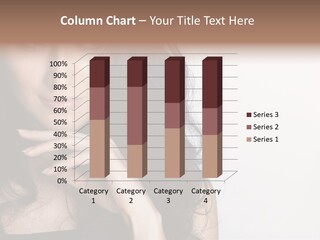 Cosmetic Young Woman PowerPoint Template