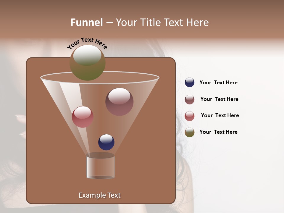 Cosmetic Young Woman PowerPoint Template
