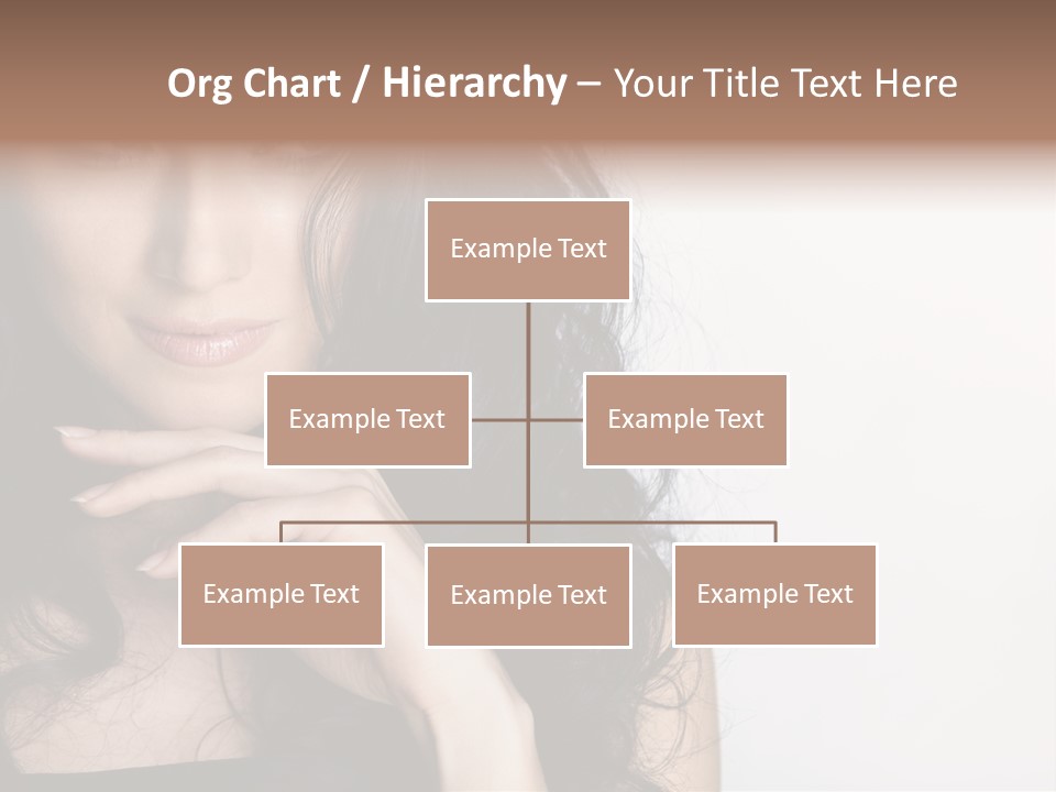 Cosmetic Young Woman PowerPoint Template