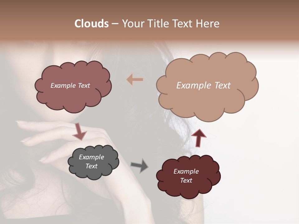 Cosmetic Young Woman PowerPoint Template