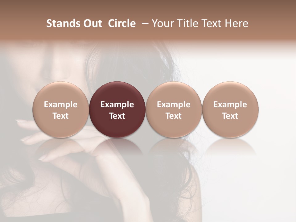 Cosmetic Young Woman PowerPoint Template