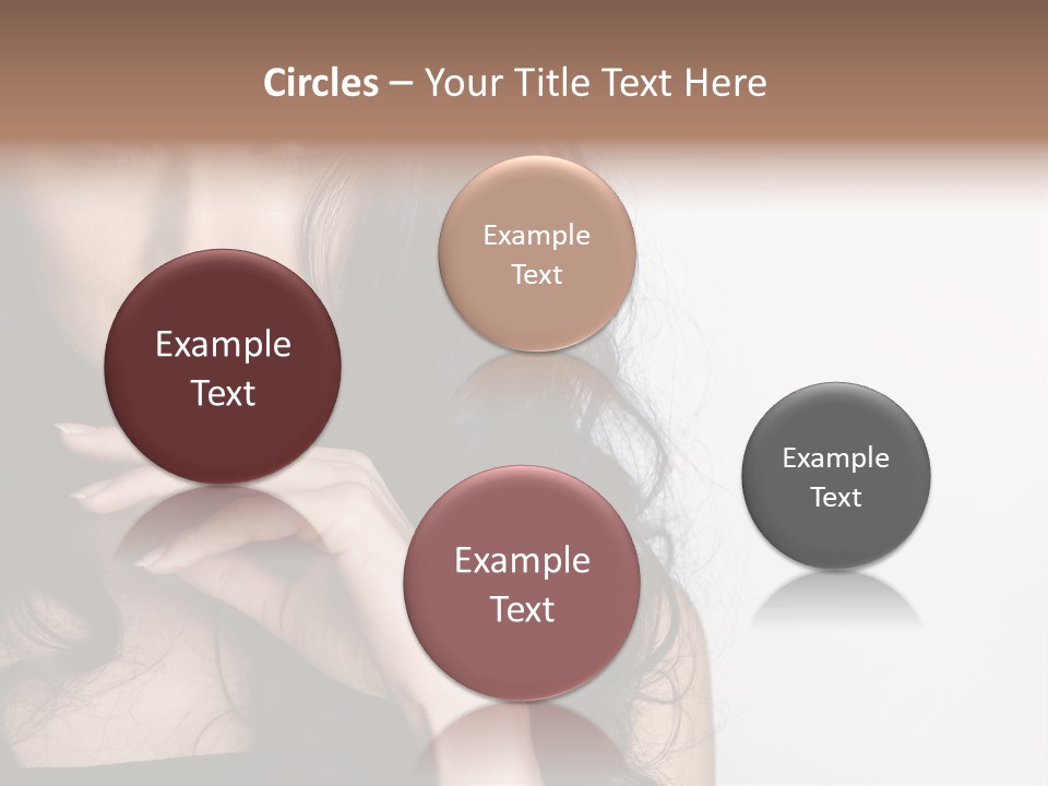 Cosmetic Young Woman PowerPoint Template