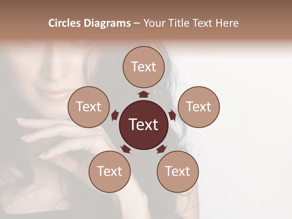 Cosmetic Young Woman PowerPoint Template