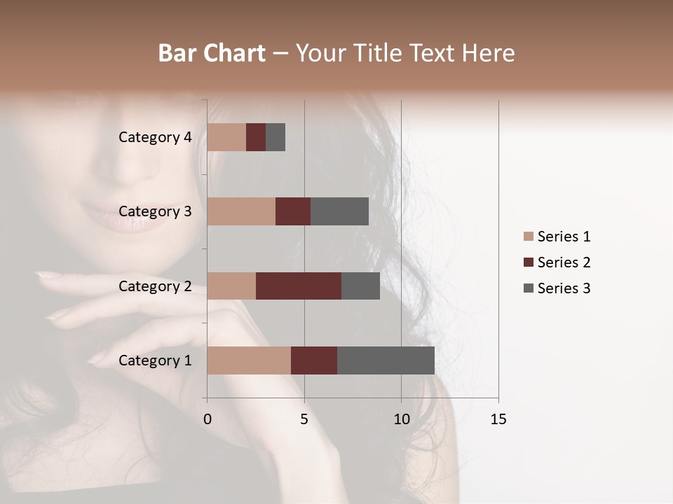 Cosmetic Young Woman PowerPoint Template
