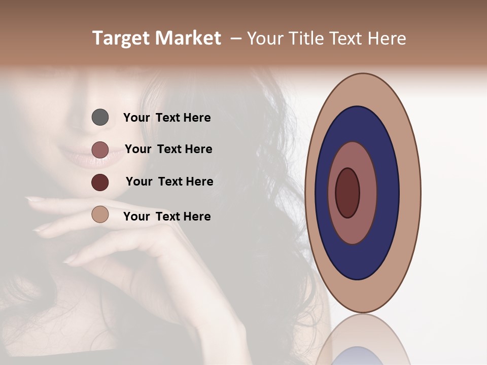 Cosmetic Young Woman PowerPoint Template