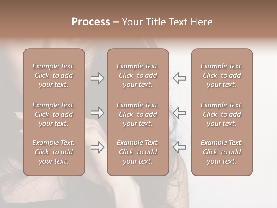 Cosmetic Young Woman PowerPoint Template