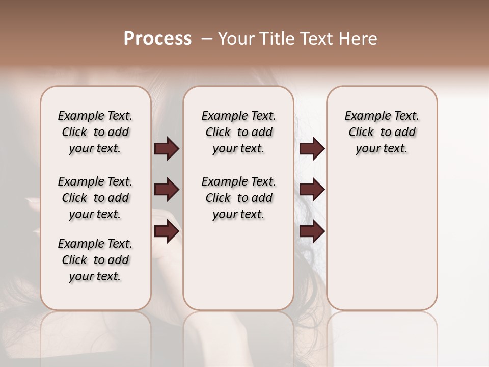 Cosmetic Young Woman PowerPoint Template