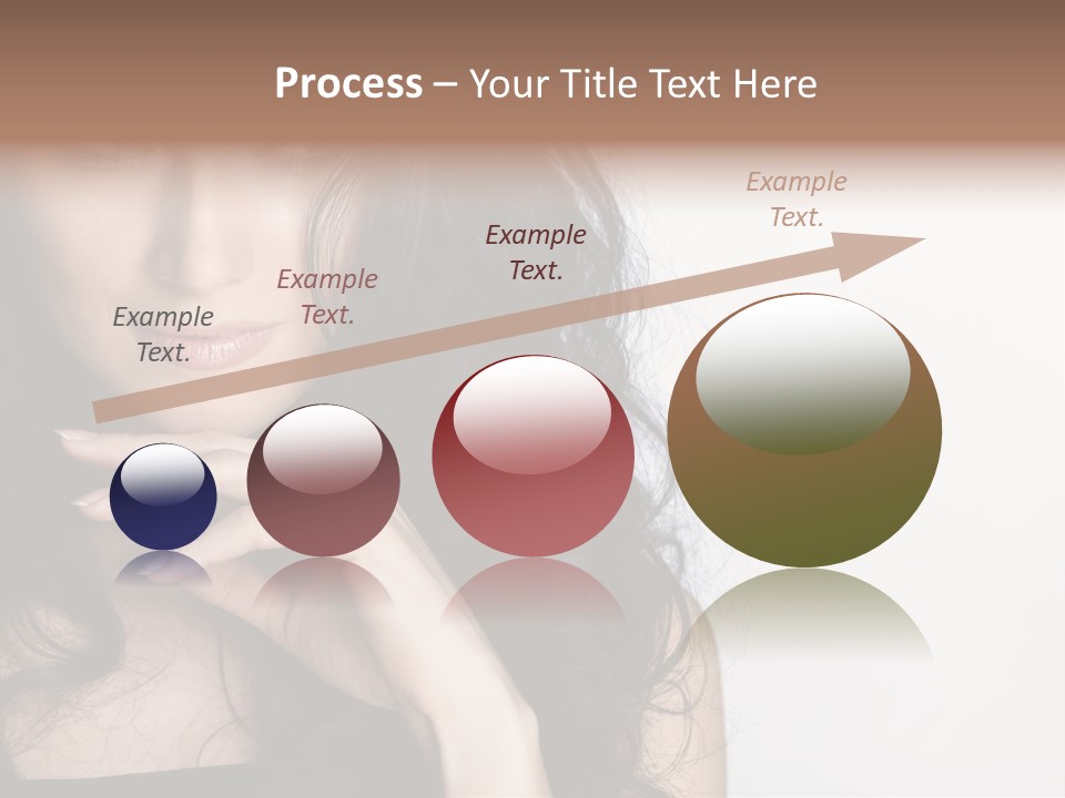 Cosmetic Young Woman PowerPoint Template