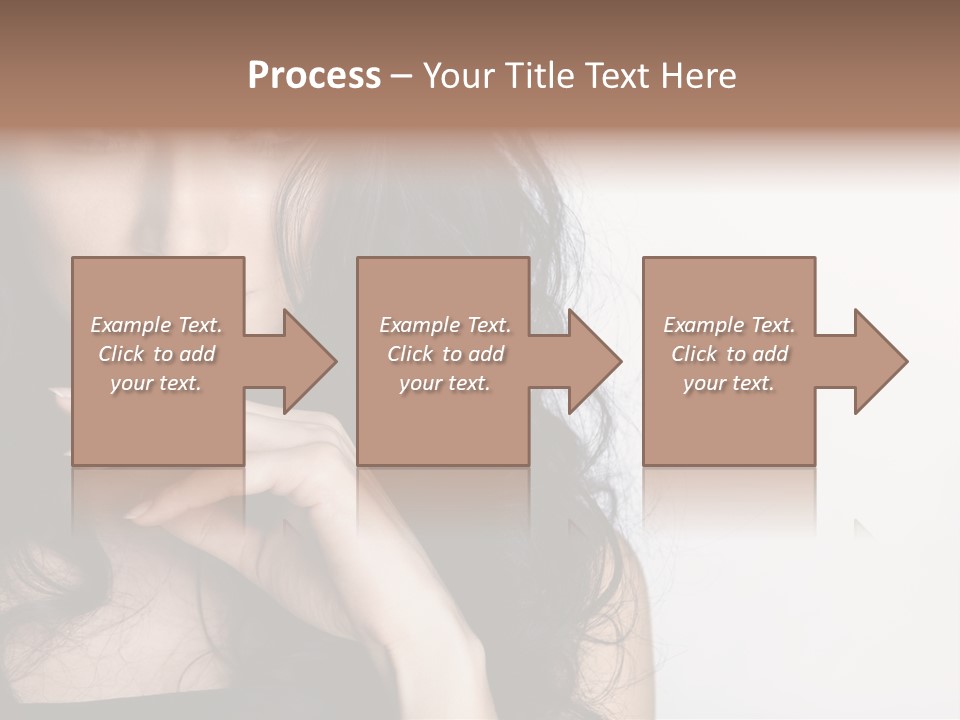 Cosmetic Young Woman PowerPoint Template