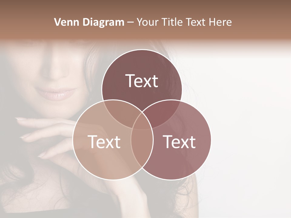 Cosmetic Young Woman PowerPoint Template