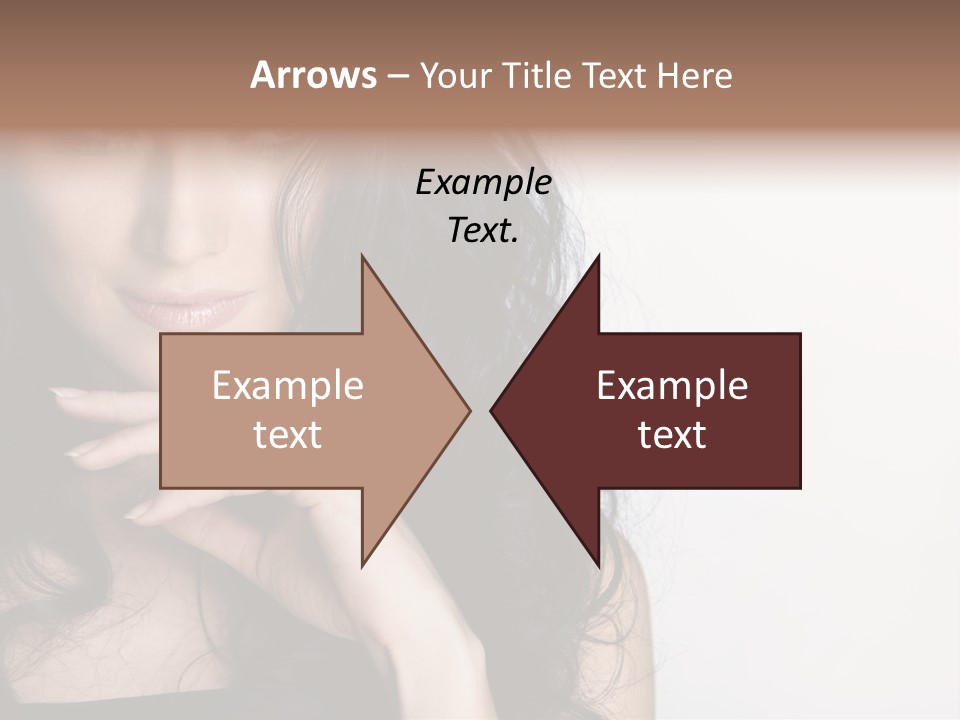 Cosmetic Young Woman PowerPoint Template