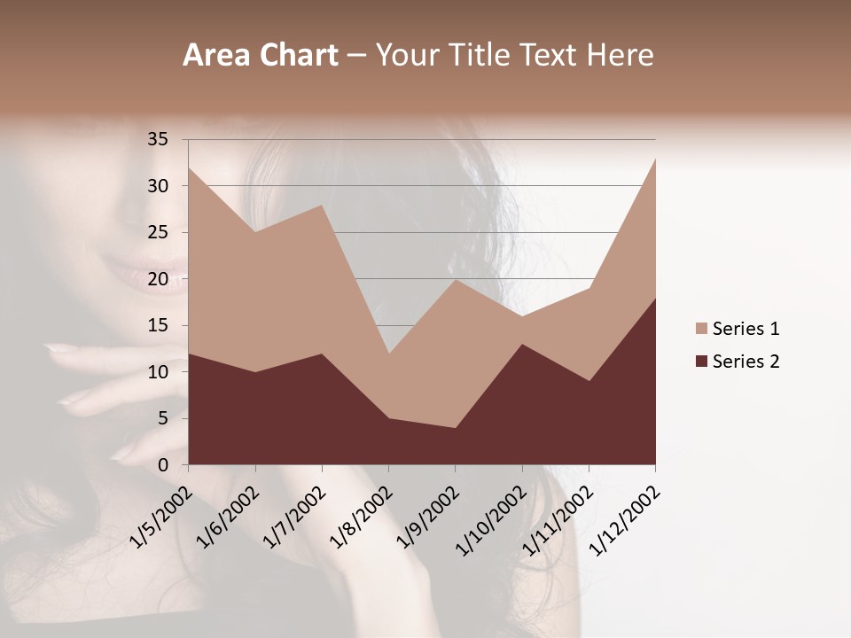 Cosmetic Young Woman PowerPoint Template