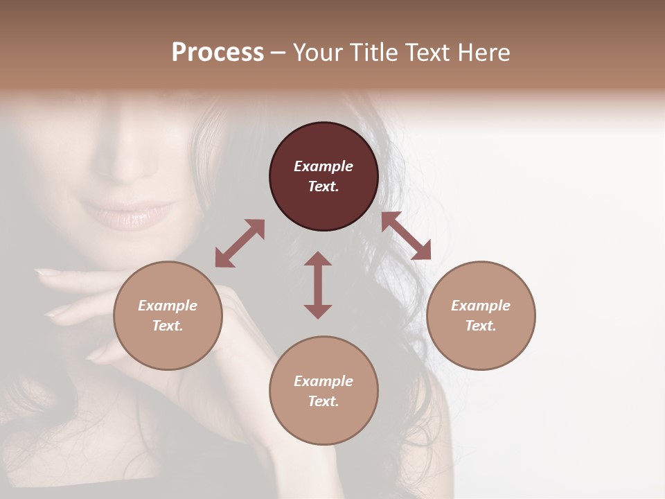 Cosmetic Young Woman PowerPoint Template