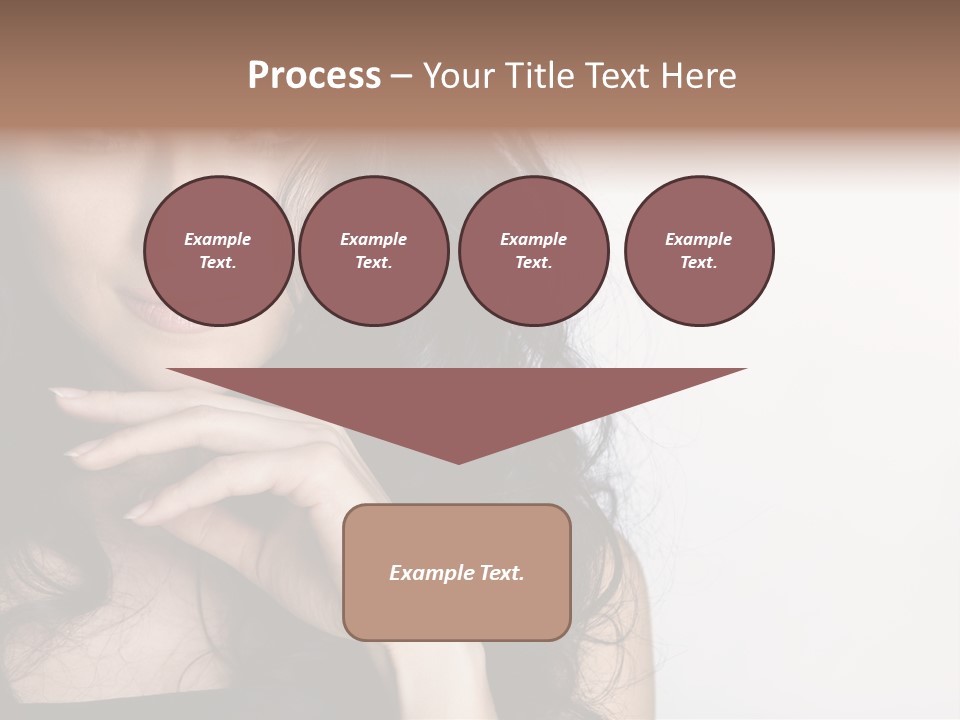 Cosmetic Young Woman PowerPoint Template