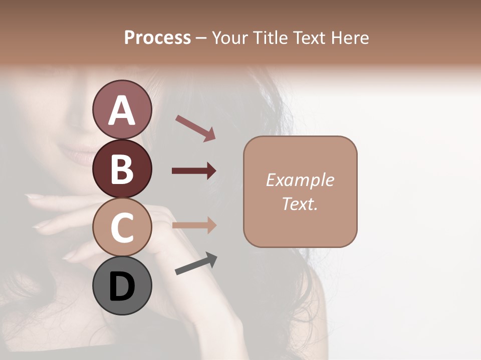 Cosmetic Young Woman PowerPoint Template