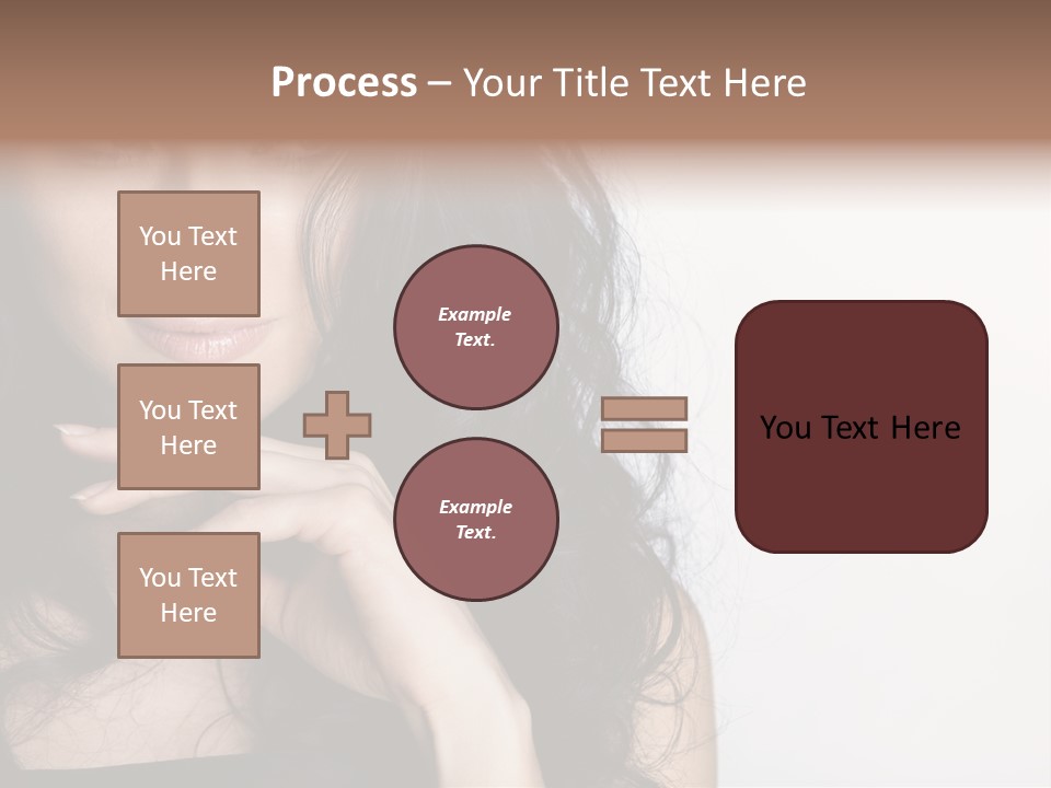 Cosmetic Young Woman PowerPoint Template