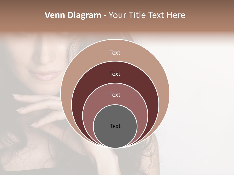 Cosmetic Young Woman PowerPoint Template