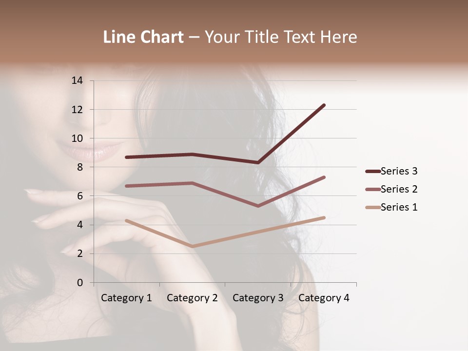 Cosmetic Young Woman PowerPoint Template