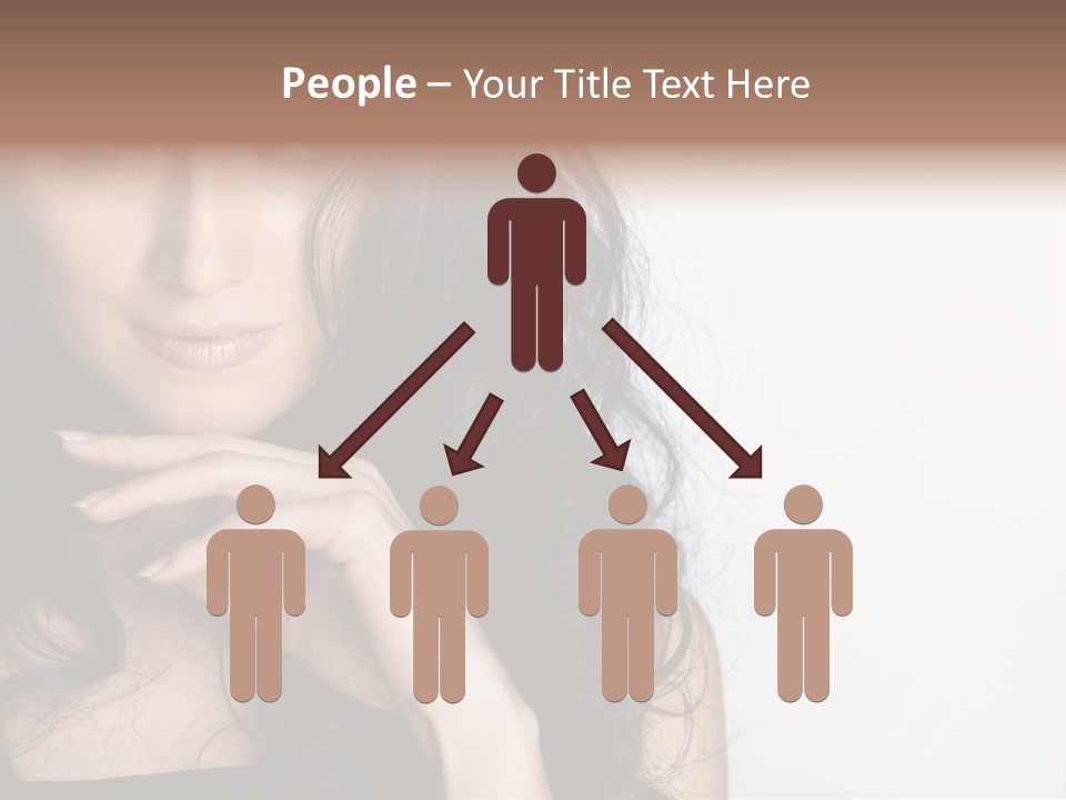 Cosmetic Young Woman PowerPoint Template