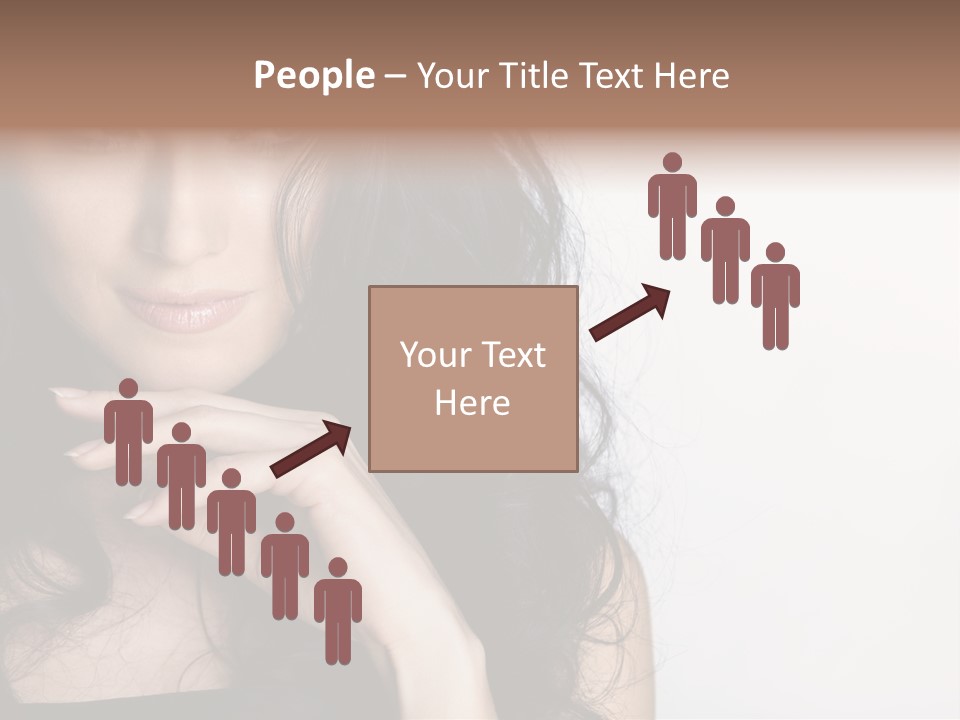 Cosmetic Young Woman PowerPoint Template