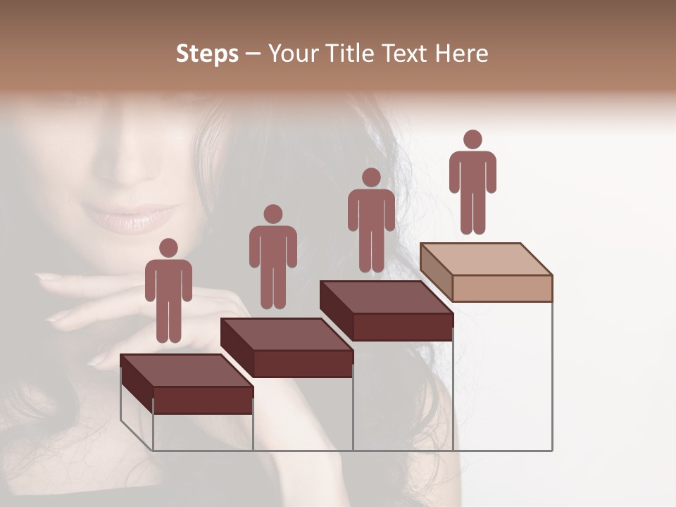 Cosmetic Young Woman PowerPoint Template