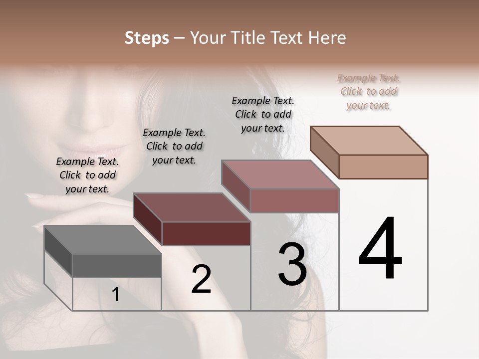 Cosmetic Young Woman PowerPoint Template