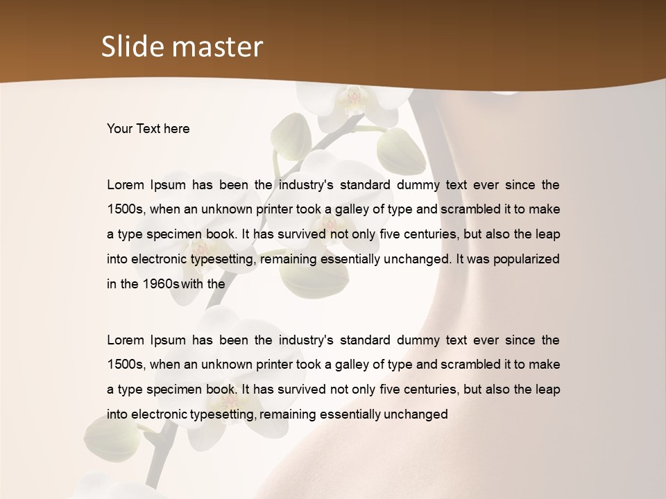 Care Biology Spa PowerPoint Template