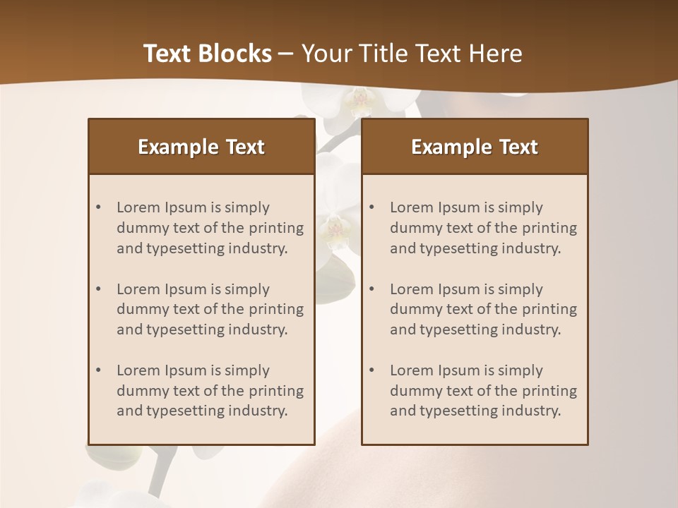 Care Biology Spa PowerPoint Template