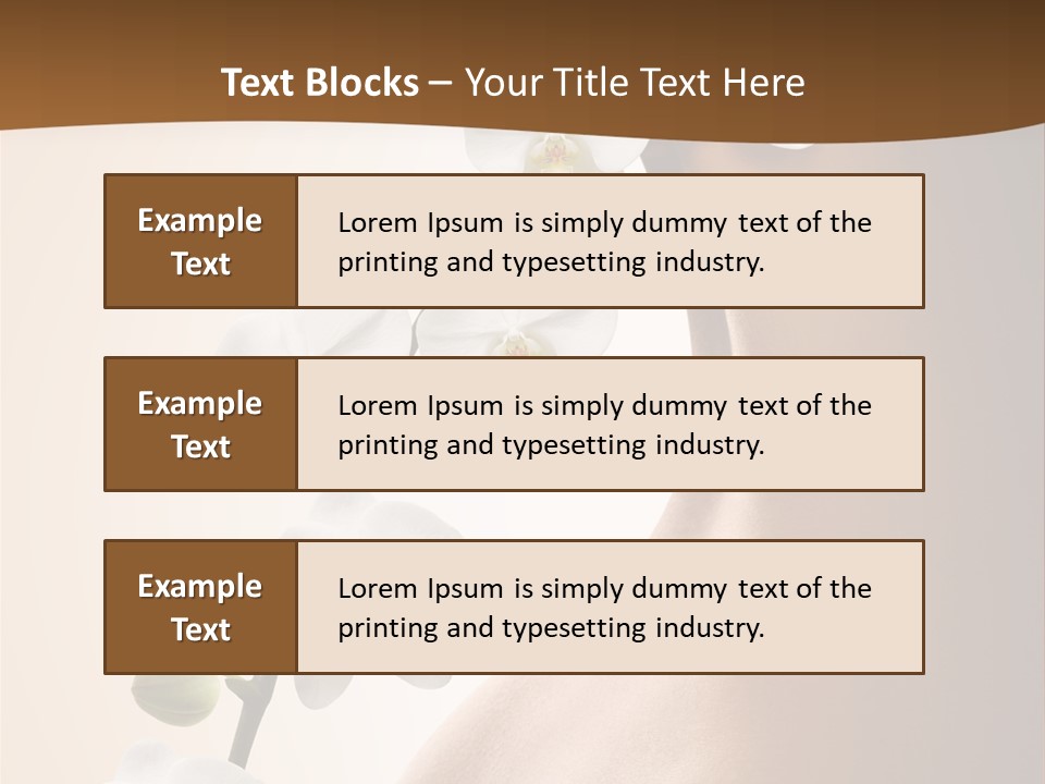 Care Biology Spa PowerPoint Template