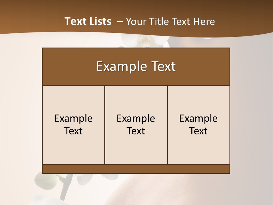 Care Biology Spa PowerPoint Template