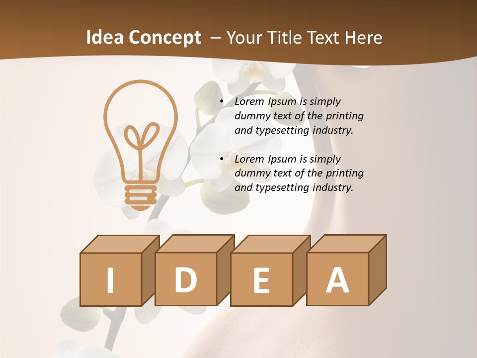 Care Biology Spa PowerPoint Template