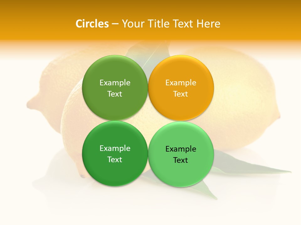 Fresh Yellow Healthy Eating PowerPoint Template