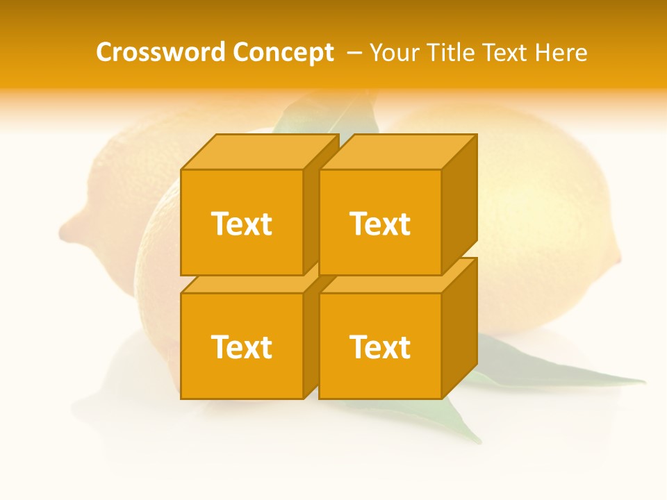 Fresh Yellow Healthy Eating PowerPoint Template