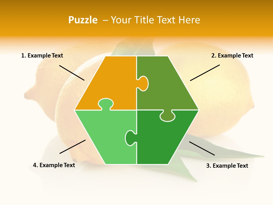 Fresh Yellow Healthy Eating PowerPoint Template