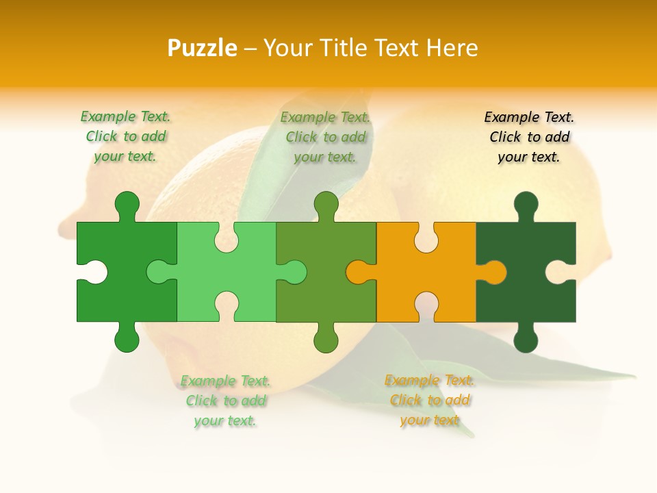 Fresh Yellow Healthy Eating PowerPoint Template