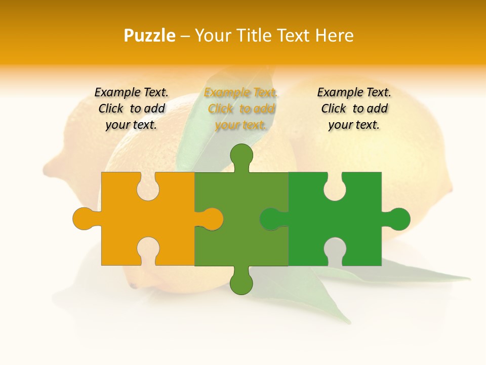 Fresh Yellow Healthy Eating PowerPoint Template