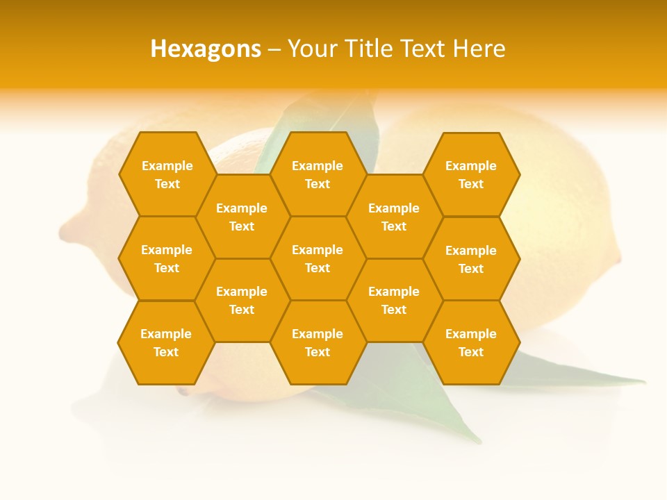 Fresh Yellow Healthy Eating PowerPoint Template