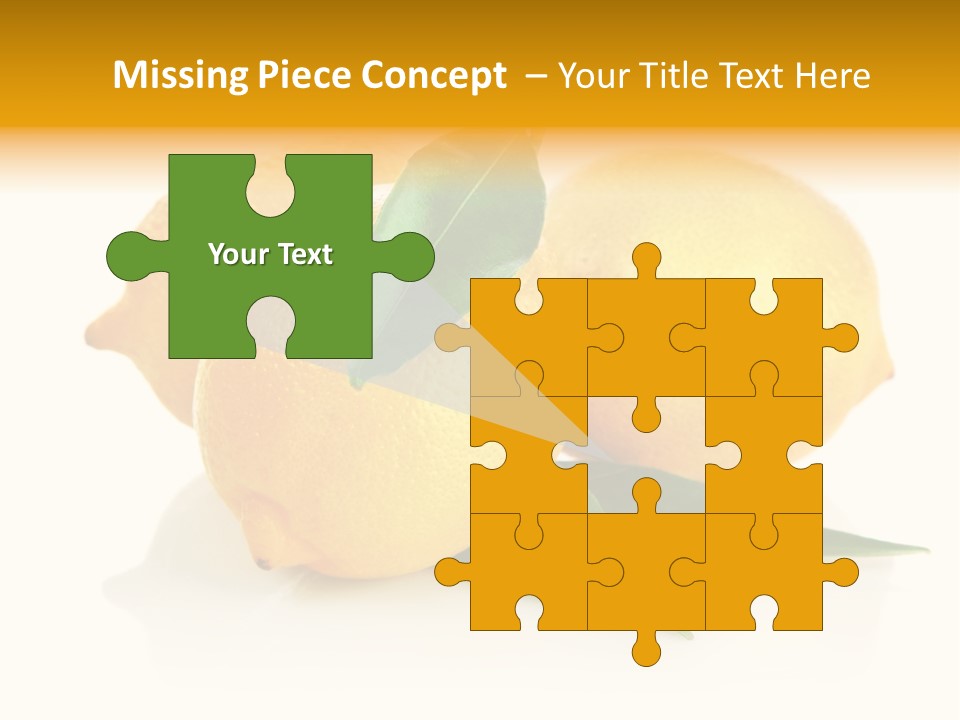 Fresh Yellow Healthy Eating PowerPoint Template