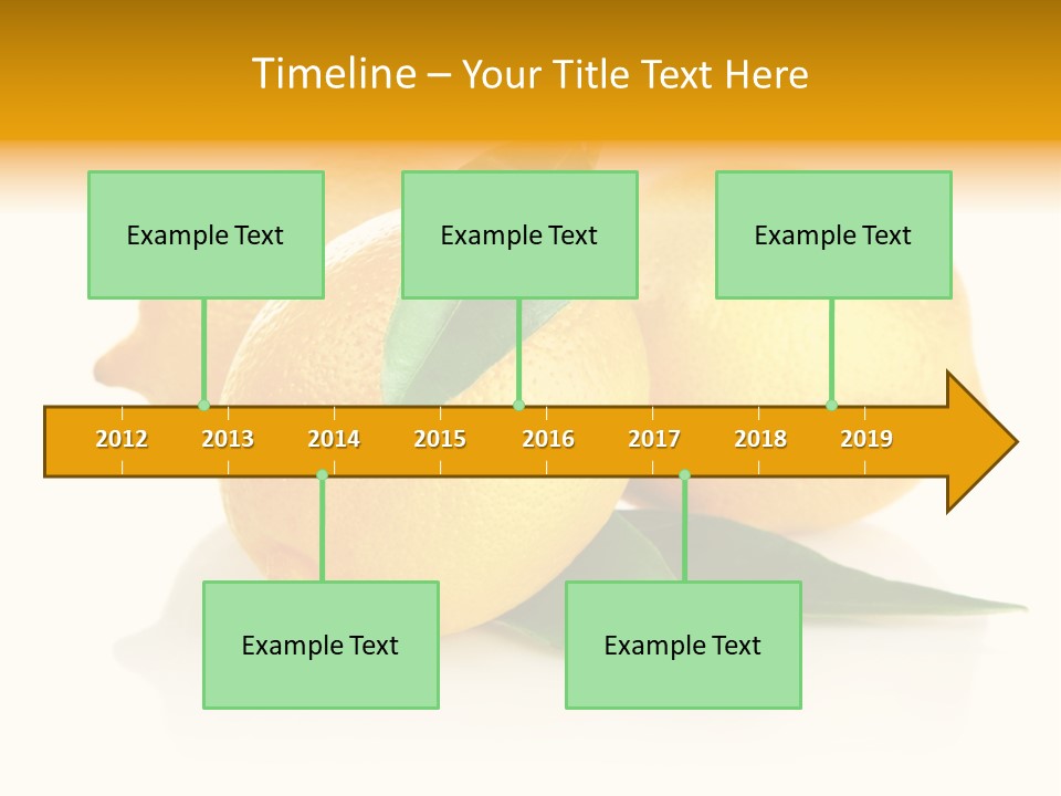 Fresh Yellow Healthy Eating PowerPoint Template