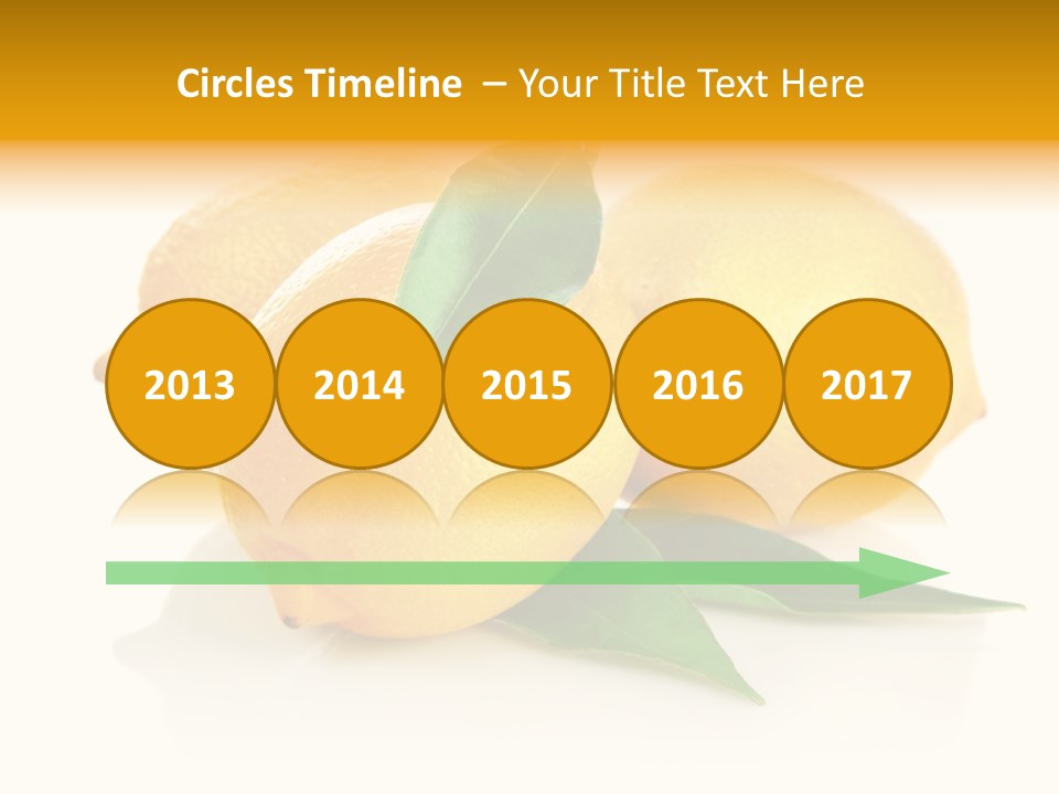 Fresh Yellow Healthy Eating PowerPoint Template