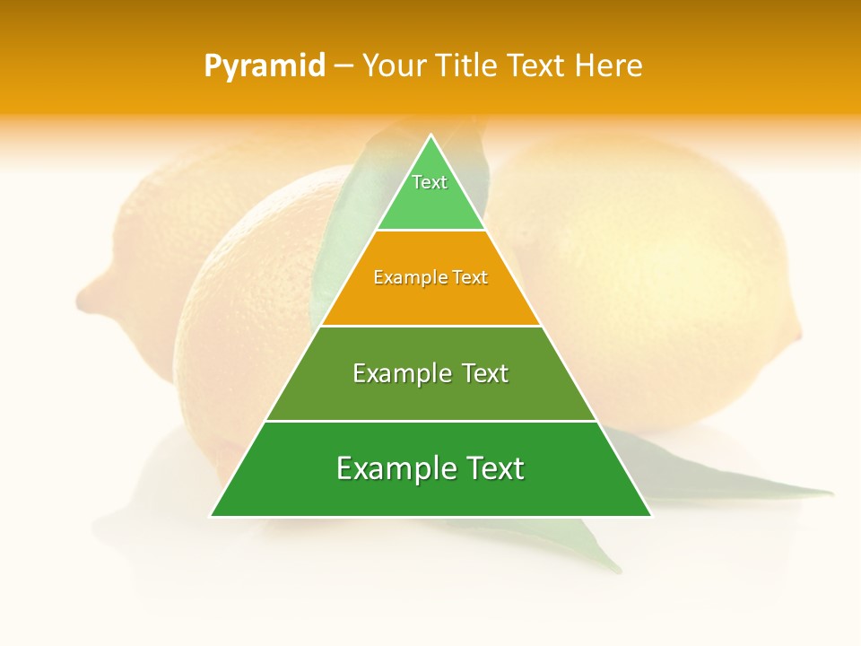 Fresh Yellow Healthy Eating PowerPoint Template