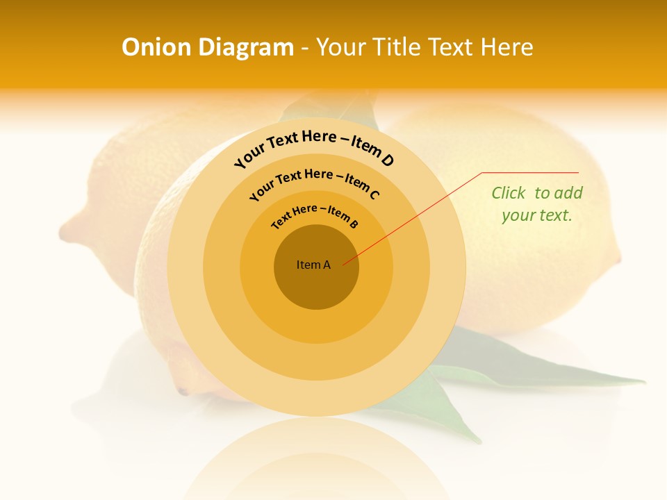 Fresh Yellow Healthy Eating PowerPoint Template