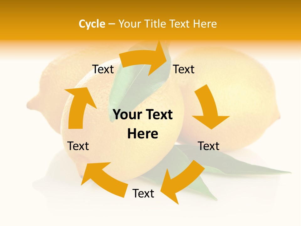 Fresh Yellow Healthy Eating PowerPoint Template