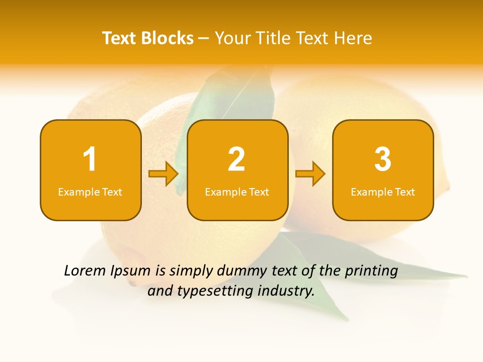 Fresh Yellow Healthy Eating PowerPoint Template