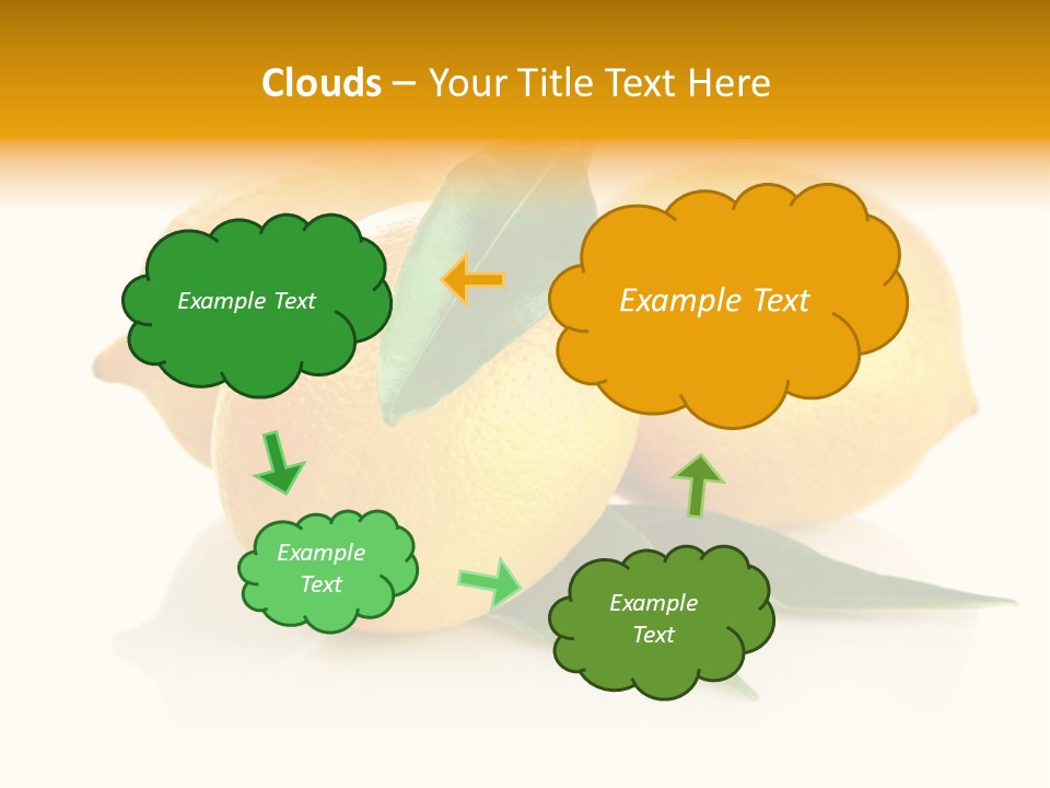 Fresh Yellow Healthy Eating PowerPoint Template